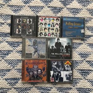 Vintage The Rolling Stones CD Collection Let It Bleed Beatles Let It Be Stripped